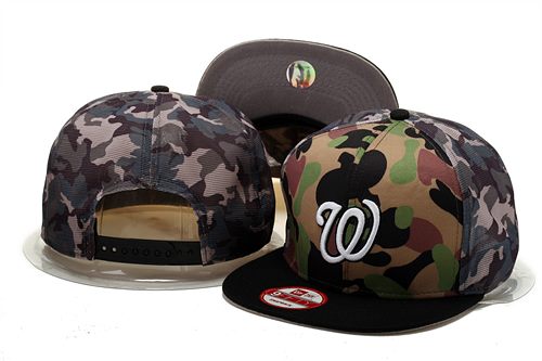 MLB Washington Nationals NE Snapback Hat #17
